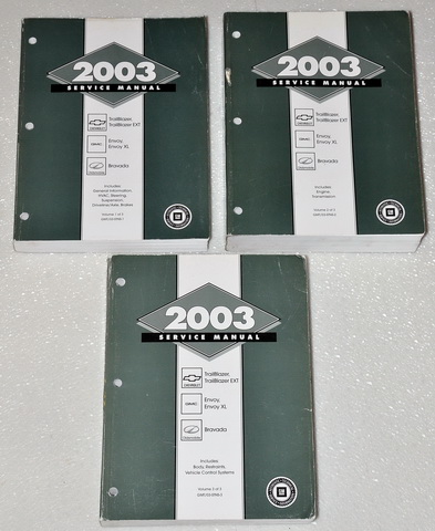2003 chevy trailblazer service manual