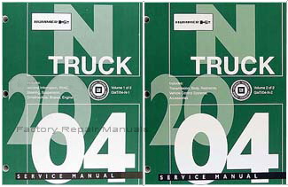 2004 Hummer H2 Factory Service Manuals
