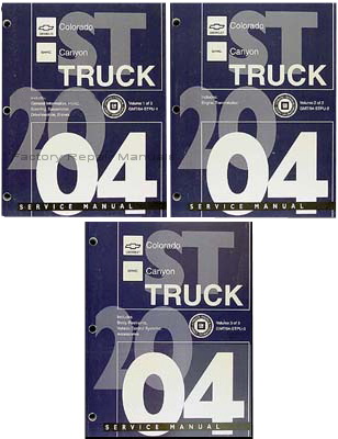 2004 Chevrolet Colorado & GMC Canyon Factory Service Manuals