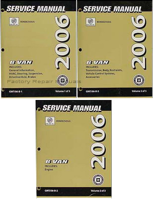 2006 Buick LaCross & Allure Factory Service Manuals