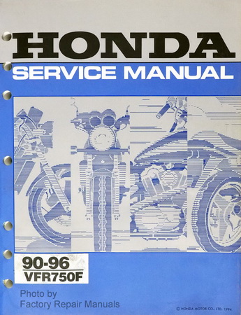 1990-1995 Honda VFR750F Factory Service Manual