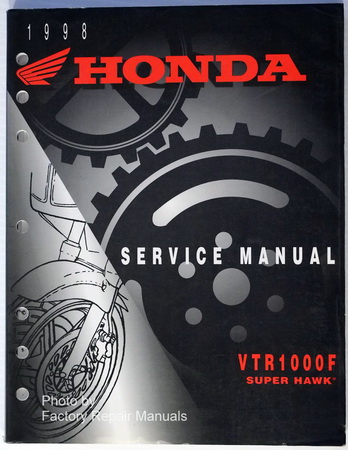 1998 Honda VTR1000F Super Hawk Factory Dealer Shop Service Manual