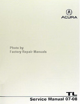 Acura Tl Repair Maintenance Manual