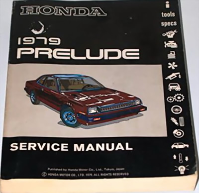 1992 Honda prelude factory service manual #5