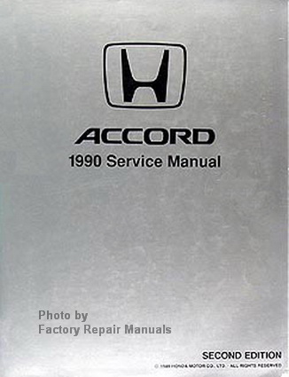 1990 Honda accord factory service manual