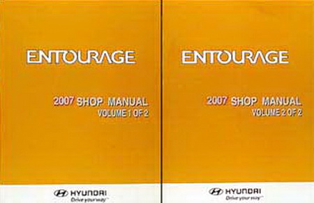 2007 Hyundai Entourage Factory Shop Service Manuals