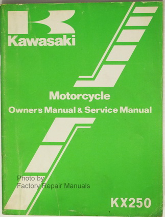 1980 Kawasaki KDX250 Owner's Service Manual