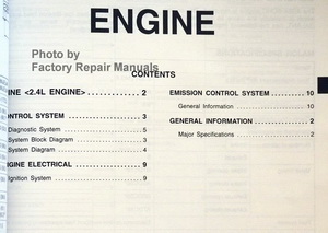 1996 Mitsubishi Eclipse Spyder Factory Service Manual Supplement