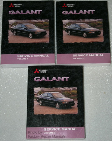 1999 Mitsubishi Galant Factory Dealer Shop Service Manuals