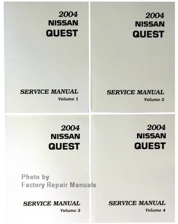 2004 Nissan quest factory service manual #10