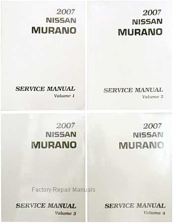 2005 Nissan murano factory service manual #6