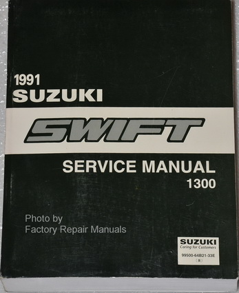 1991 Suzuki Swift Factory Service Manual