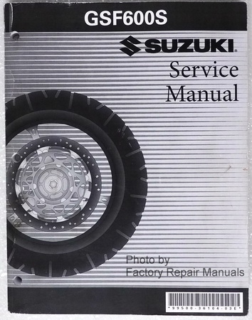 2000-2004 Suzuki GSF600S Factory Dealer Shop Service Manual
