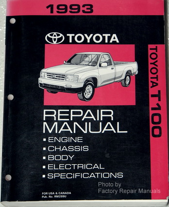 1993 toyota pickup factory service manual #1
