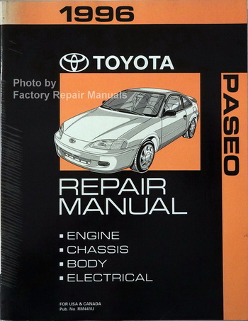 toyota paseo 1996 service manual #3