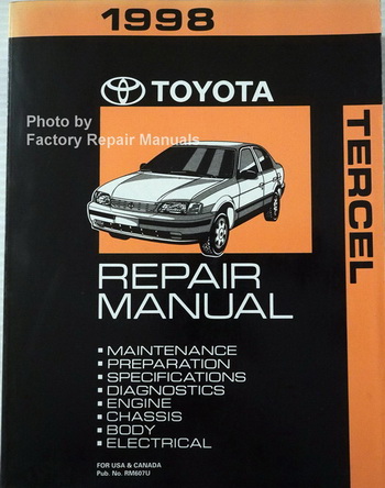 1998 Toyota Tercel Factory Repair Manual