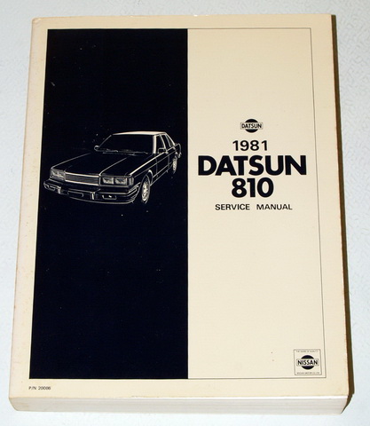 1999 Nissan Pathfinder Factory Service Manual