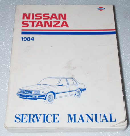 1984 Nissan Stanza Factory Dealer Shop Service Manual