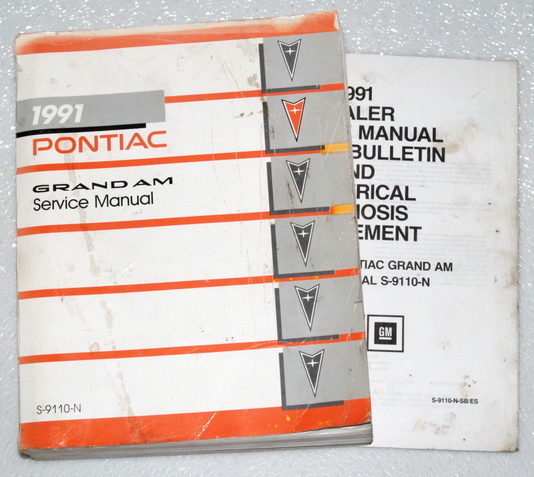 1991 Pontiac Grand Am Factory Dealer Shop Service Manuals
