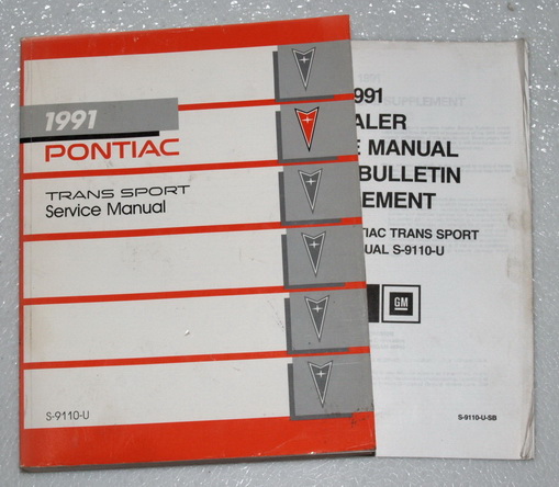 1991 Pontiac Trans Sport Factory Dealer Shop Service Manual