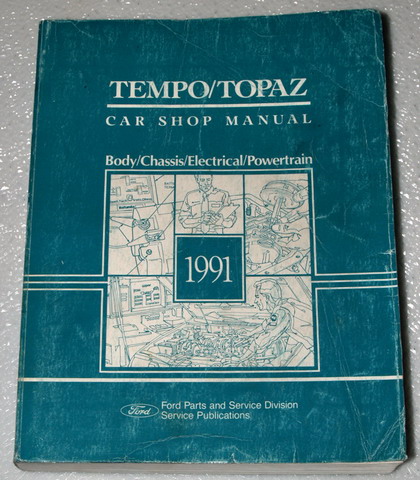 1991 Ford tempo repair manual #7