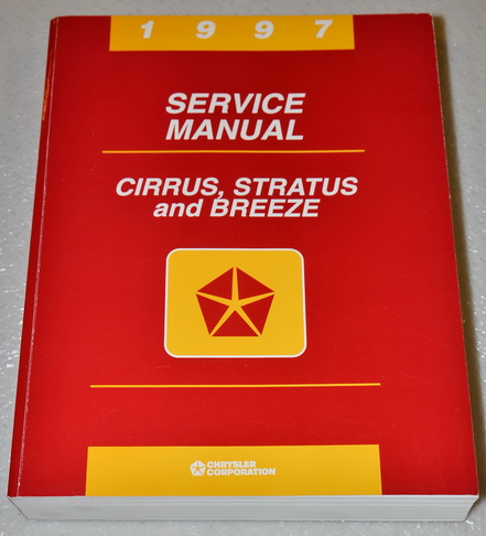 1997 Chrysler Cirrus, Dodge Stratus, Plymouth Breeze Factory Dealer Shop Service Manual