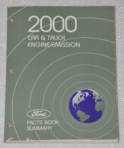 2000 FORD CAR TRUCK MUSTANG F150 F250 LINCOLN Engine Emission Facts 