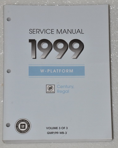 Gm Repair Manual 1999 Buick Regal Ls