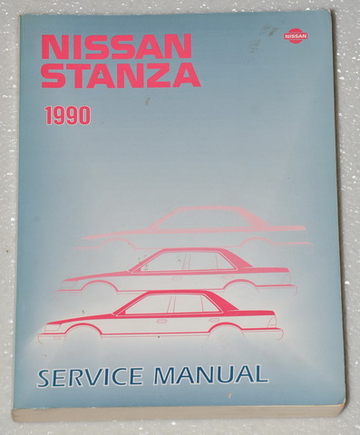 1990 Nissan Stanza Factory Dealer Shop Service Manual