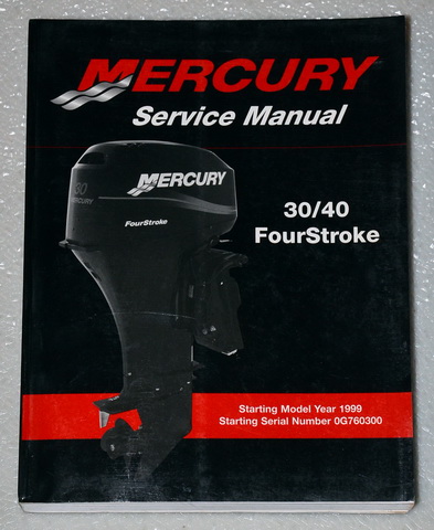 1999 2000 2001 Mercury 30 & 40 FourStroke Outboard Factory Dealer Shop 