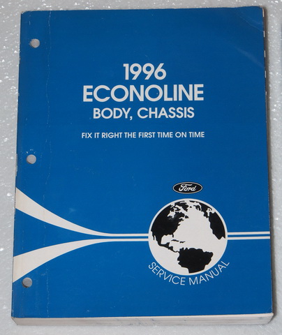 1996 Ford econoline service manual #5