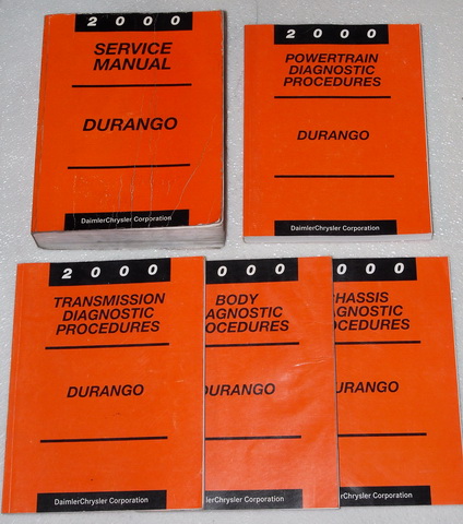 2000 Dodge Durango Factory Service and Diagnostic Manuals