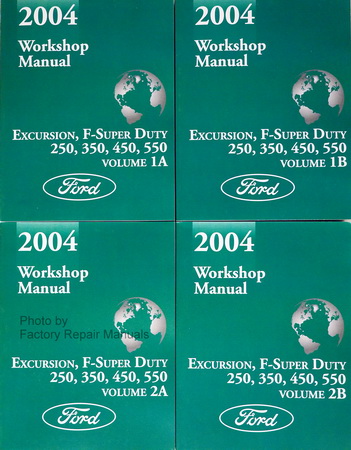 2004 Ford factory f-250 diesel service manual #9