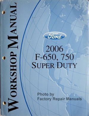 Ford f 750 owners manual #8