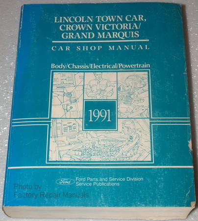 1991 Ford lincon town car manual #8