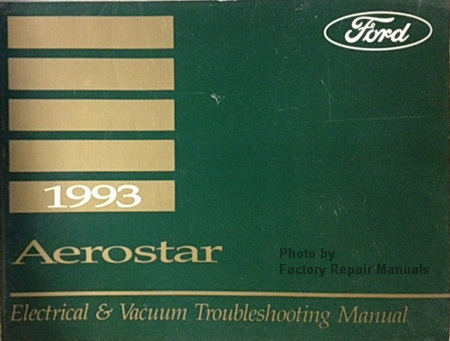 1993 Ford aerostar electrical system #7
