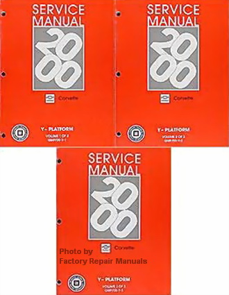 2000 Chevrolet Corvette Factory Service Manuals