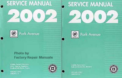2002 Buick Park Avenue Factory Service Manuals 