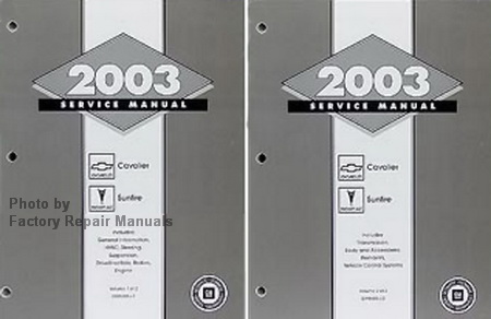 2003 Chevrolet Cavalier & Pontiac Sunfire Factory Service Manuals