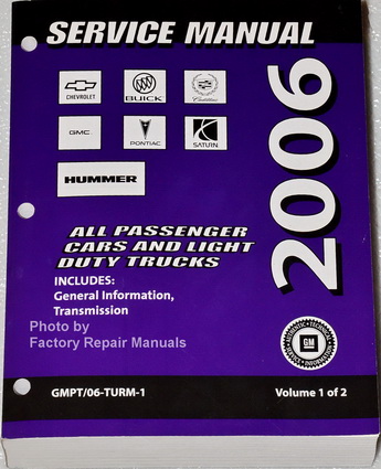 2006 GM Car & Truck Automatic Transmission Unit Repair Manual