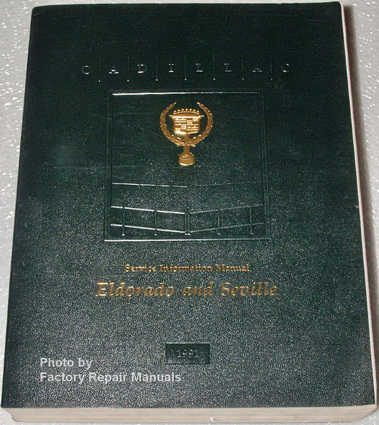 1991 Cadillac Eldorado & Seville Factory Service Manual