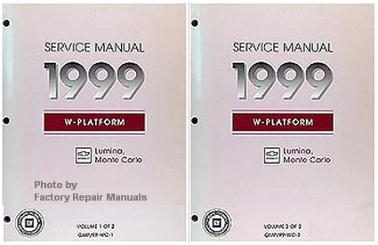 1999 Chevrolet Lumina & Monte Carlo Factory Service Manuals