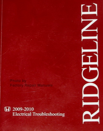 2009 2010 Honda Ridgeline Electrical Troubleshooting Manual