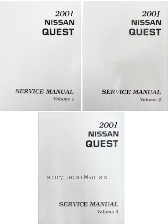 2001 Nissan Quest Factory Service Manuals
