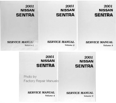 2001 Nissan Sentra Factory Service Manual CD-ROM