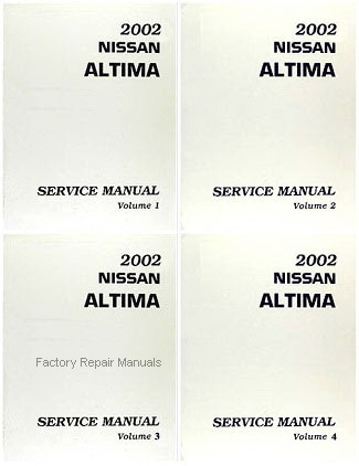 2002	Nissan Altima Factory Service Manuals