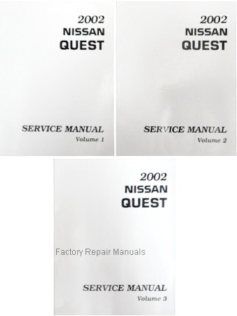 2002 Nissan Quest Factory Service Manuals