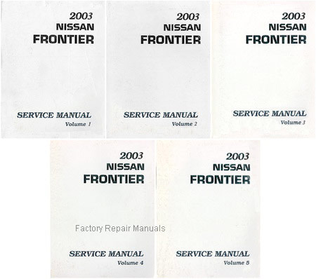 2003 Nissan Frontier Factory Electronic Service Manuals
