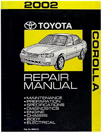 2002 Toyota Corolla Factory Service Repair Manual