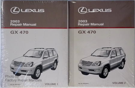 2003 Lexus GX470 Factory Service Repair Manuals